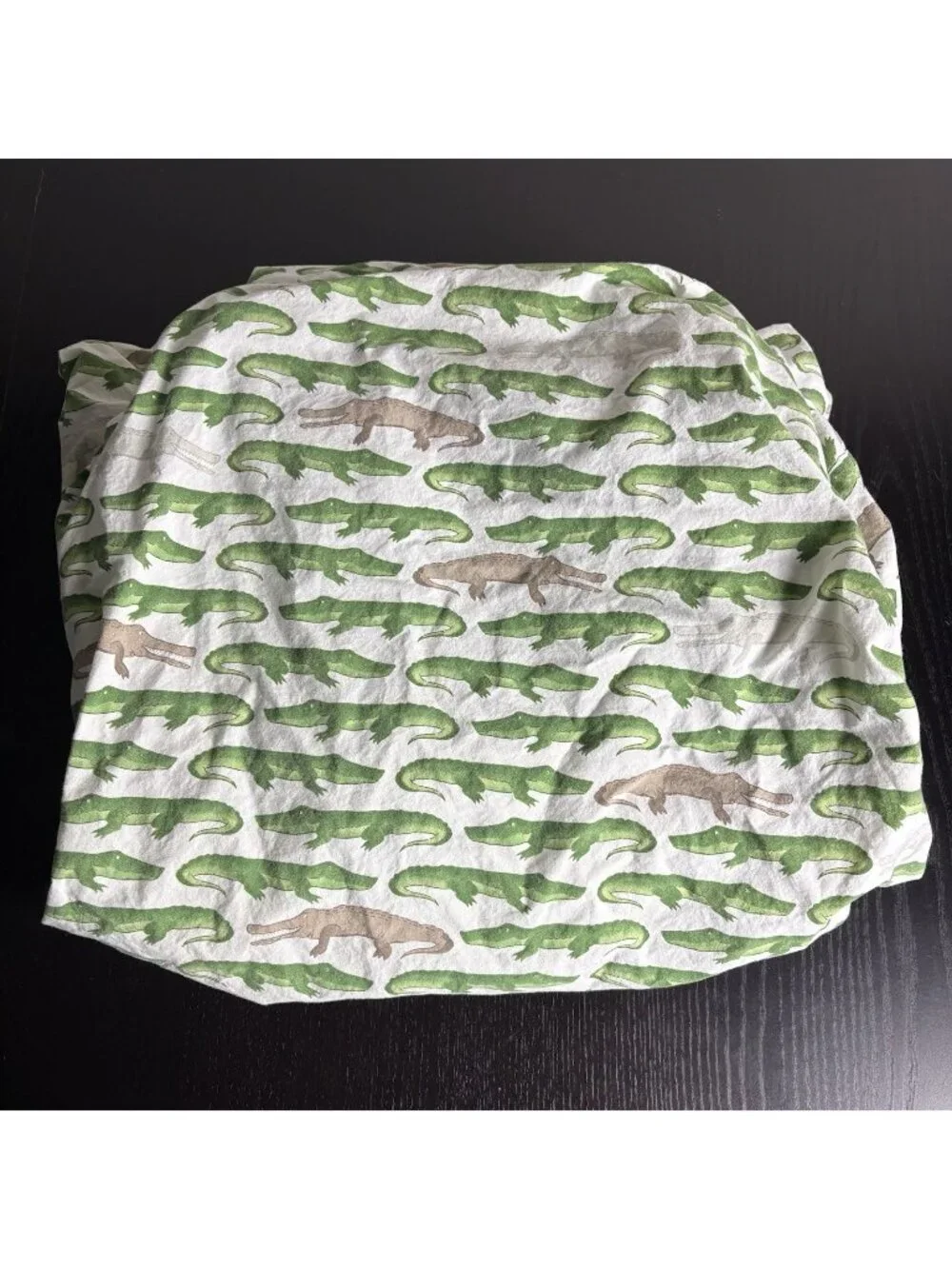 POTTERY BARN KIDS Jeremy Alligator Twin Size Fitted Sheet